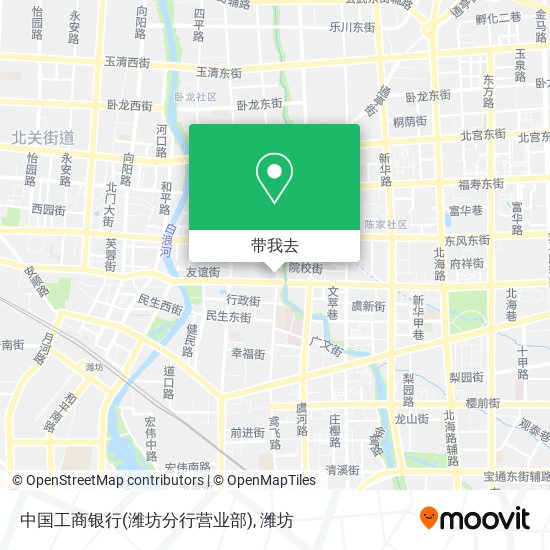 中国工商银行(潍坊分行营业部)地图