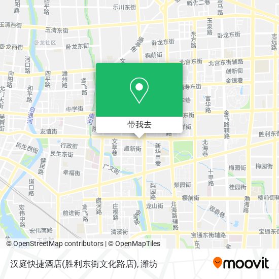 汉庭快捷酒店(胜利东街文化路店)地图