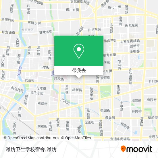 潍坊卫生学校宿舍地图