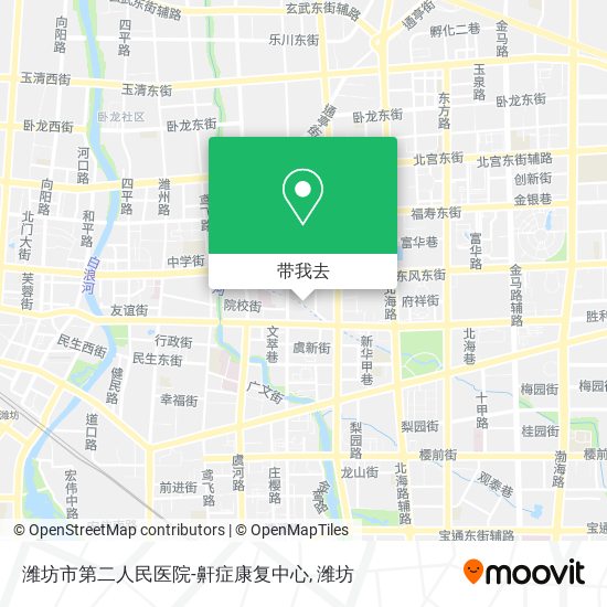 潍坊市第二人民医院-鼾症康复中心地图