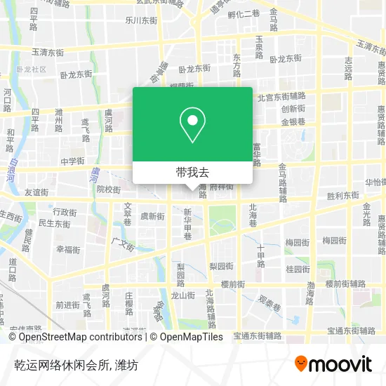乾运网络休闲会所地图