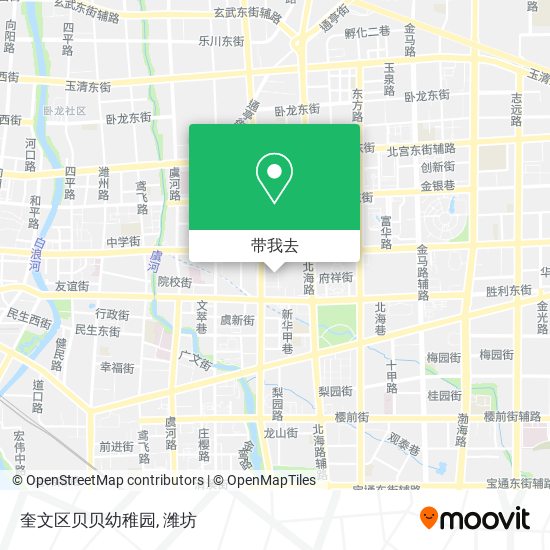 奎文区贝贝幼稚园地图