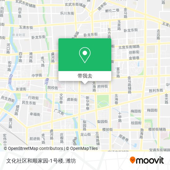 文化社区和顺家园-1号楼地图