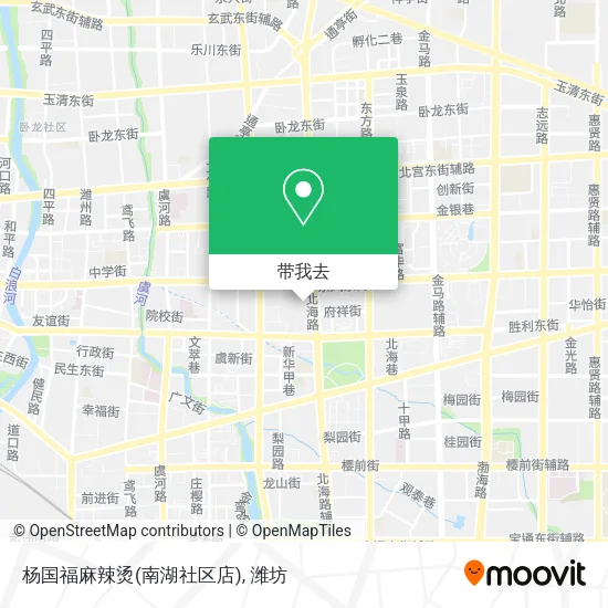 杨国福麻辣烫(南湖社区店)地图