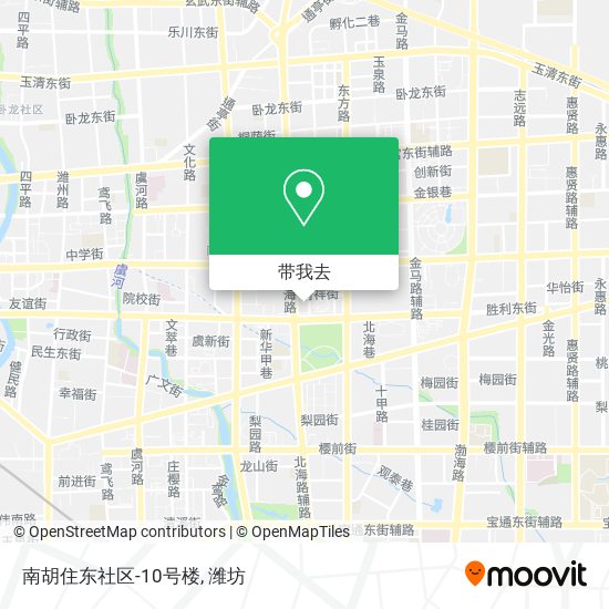南胡住东社区-10号楼地图