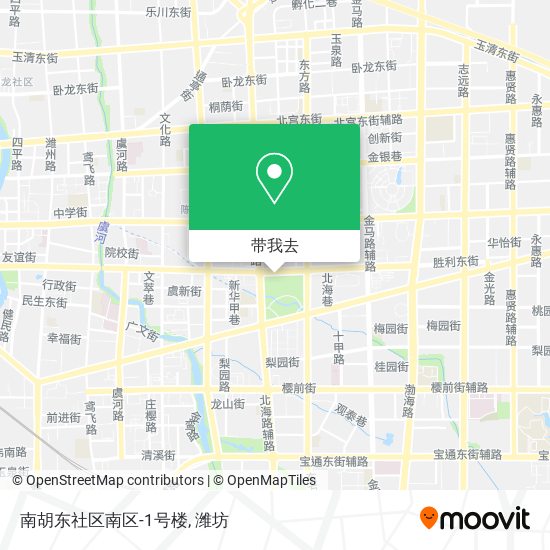 南胡东社区南区-1号楼地图