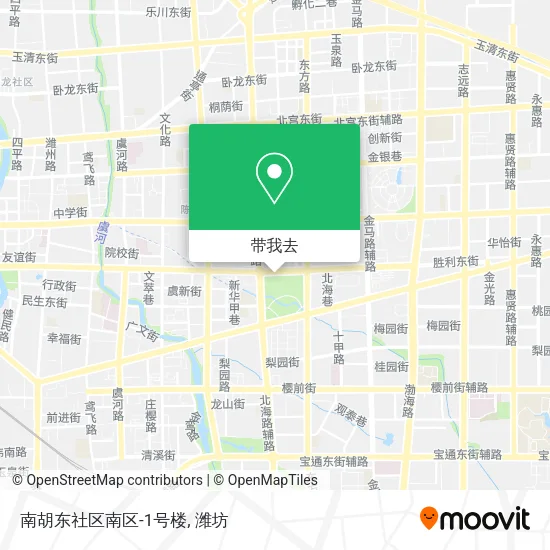 南胡东社区南区-1号楼地图