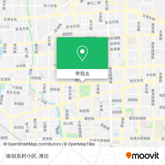 南胡东村小区地图