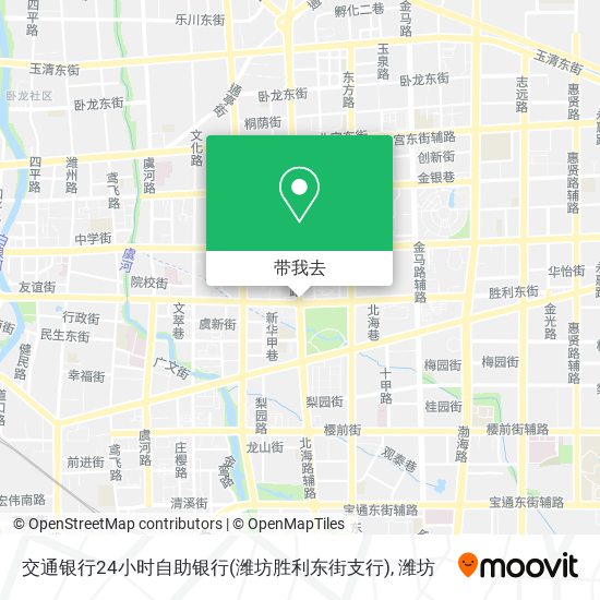 交通银行24小时自助银行(潍坊胜利东街支行)地图