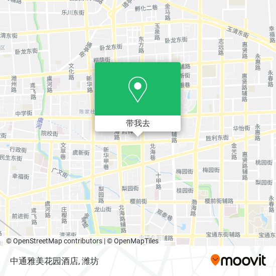 中通雅美花园酒店地图