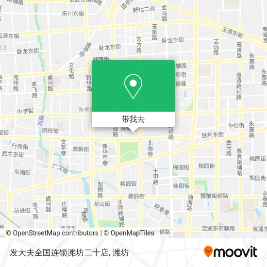 发大夫全国连锁潍坊二十店地图