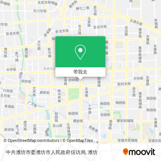 中共潍坊市委潍坊市人民政府信访局地图