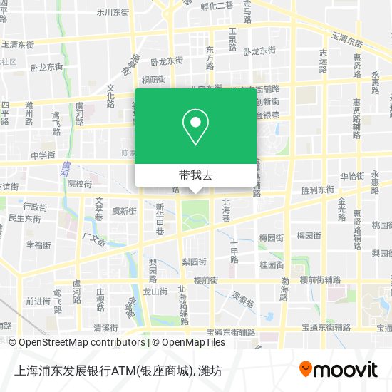 上海浦东发展银行ATM(银座商城)地图