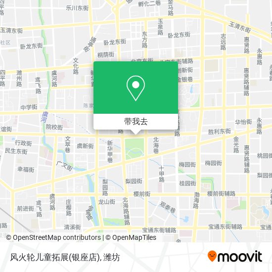 风火轮儿童拓展(银座店)地图