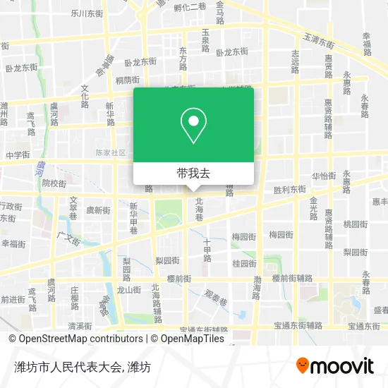 潍坊市人民代表大会地图
