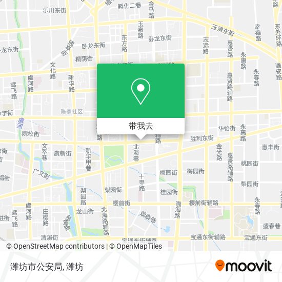潍坊市公安局地图