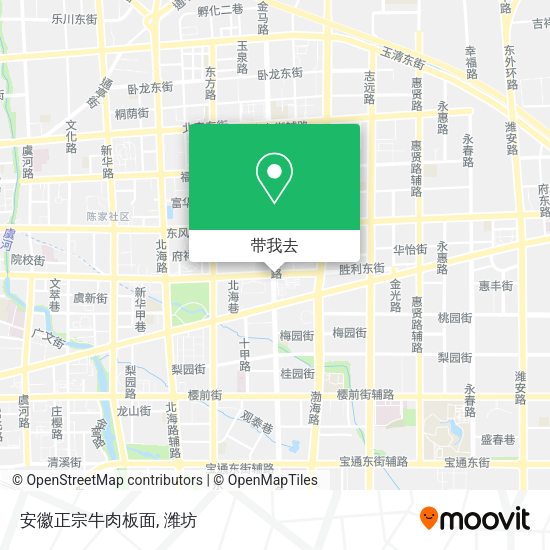 安徽正宗牛肉板面地图