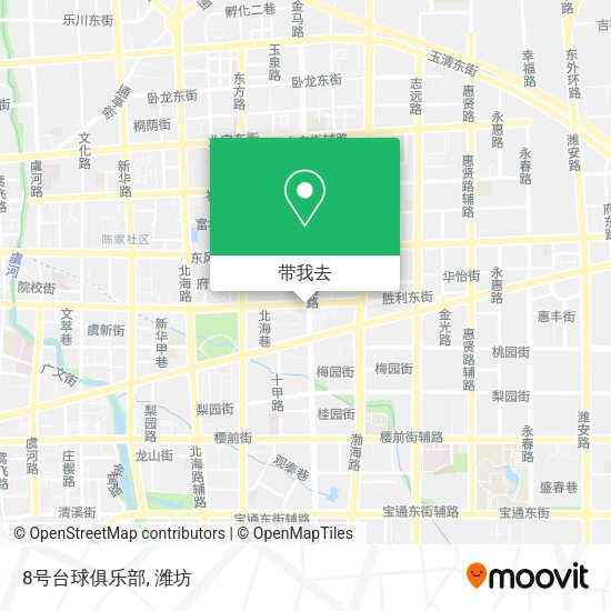 8号台球俱乐部地图