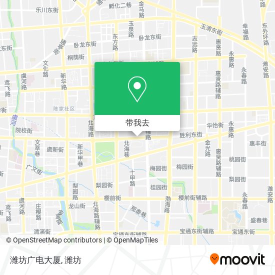 潍坊广电大厦地图
