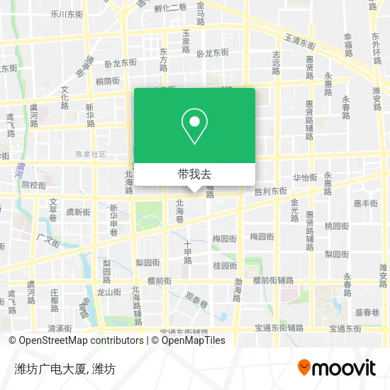 潍坊广电大厦地图