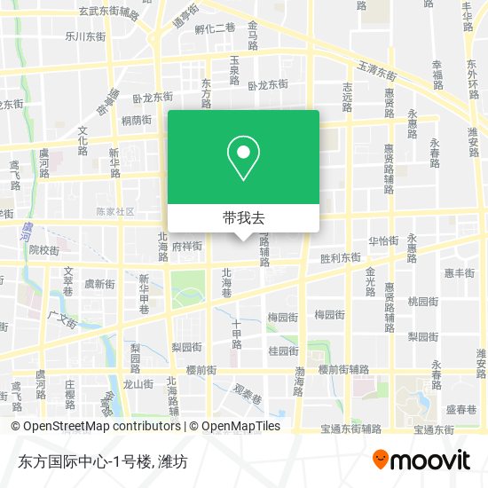 东方国际中心-1号楼地图