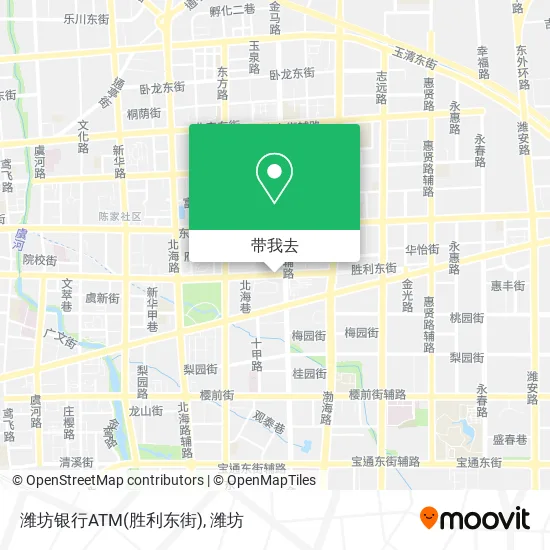 潍坊银行ATM(胜利东街)地图