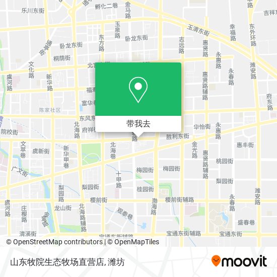 山东牧院生态牧场直营店地图