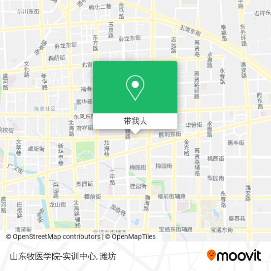 山东牧医学院-实训中心地图