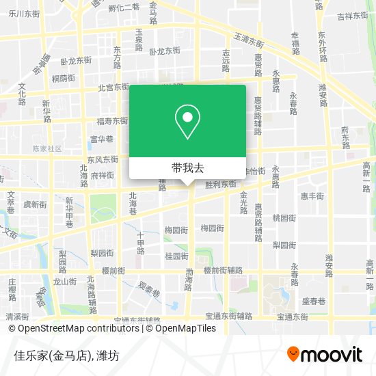 佳乐家(金马店)地图