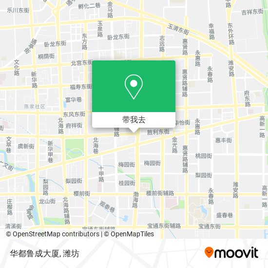 华都鲁成大厦地图