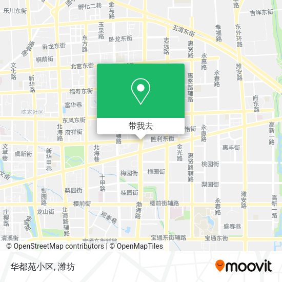 华都苑小区地图
