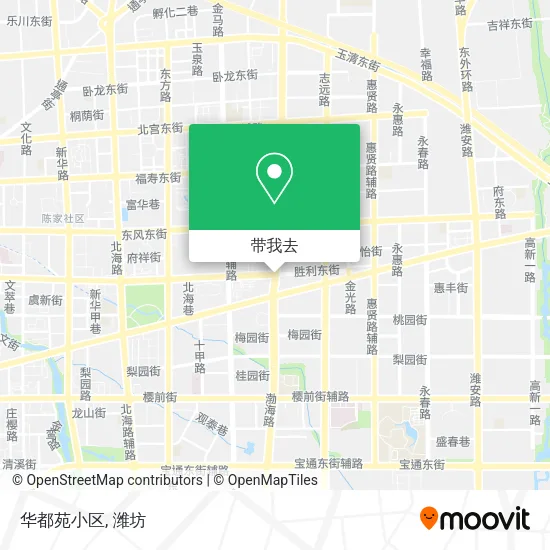 华都苑小区地图