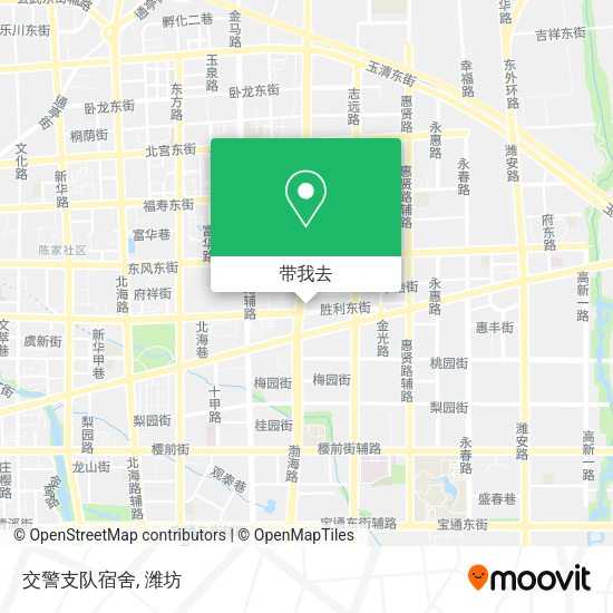 交警支队宿舍地图