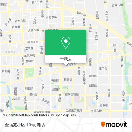 金福苑小区-13号地图