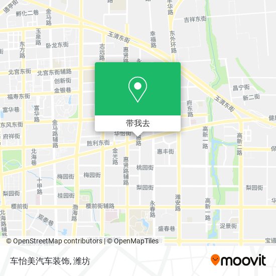 车怡美汽车装饰地图