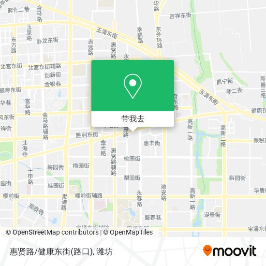 惠贤路/健康东街(路口)地图