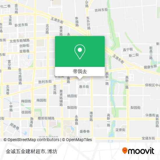金诚五金建材超市地图