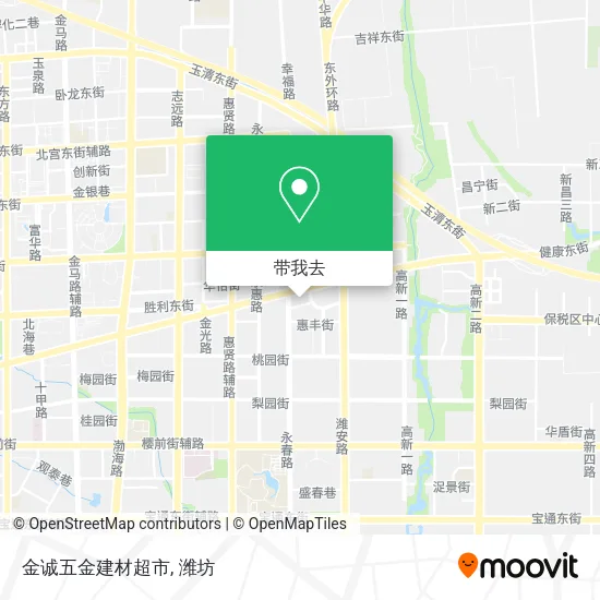 金诚五金建材超市地图