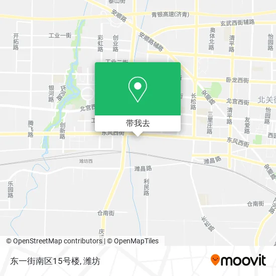 东一街南区15号楼地图