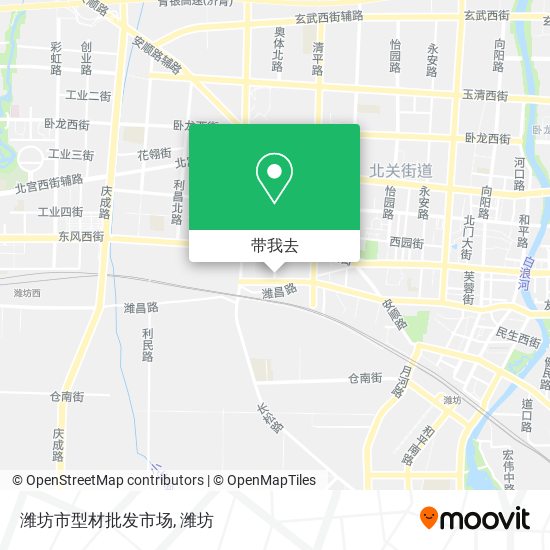 潍坊市型材批发市场地图