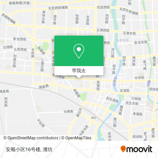 安顺小区16号楼地图