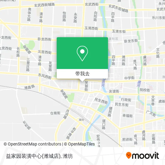 益家园装潢中心(潍城店)地图