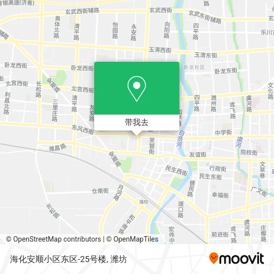海化安顺小区东区-25号楼地图