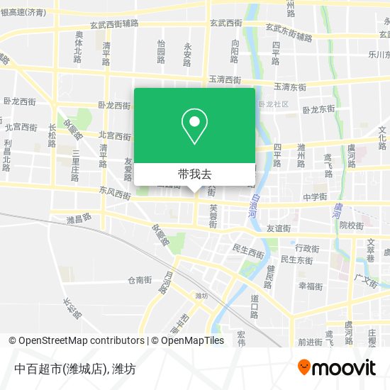 中百超市(潍城店)地图