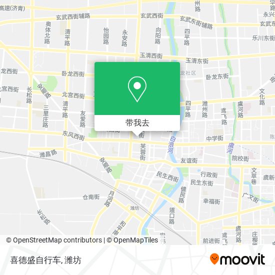 喜德盛自行车地图