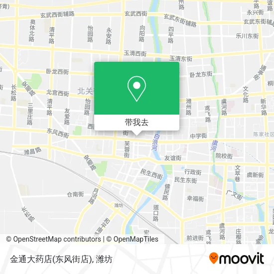 金通大药店(东风街店)地图