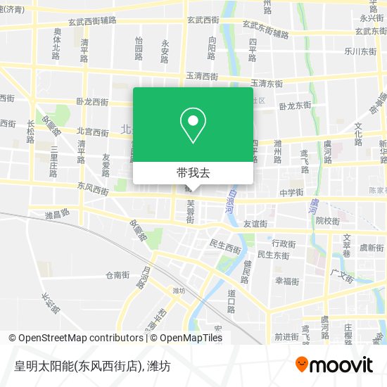 皇明太阳能(东风西街店)地图