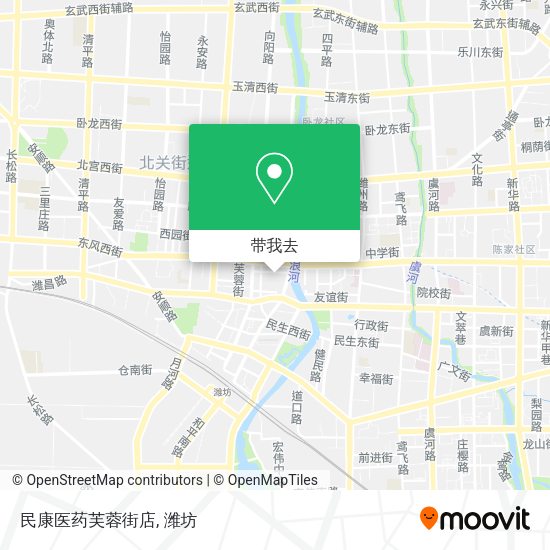 民康医药芙蓉街店地图
