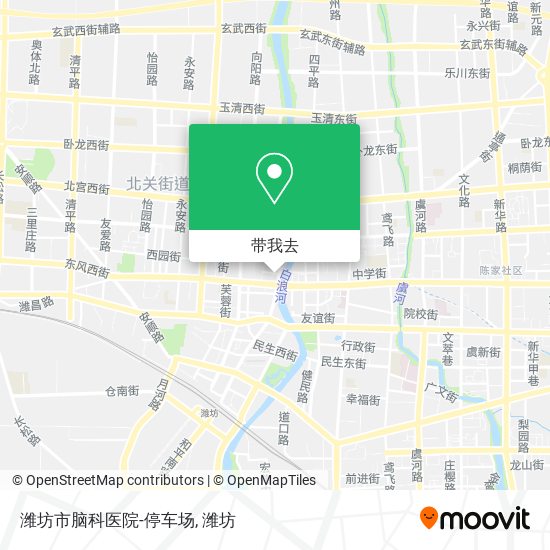 潍坊市脑科医院-停车场地图