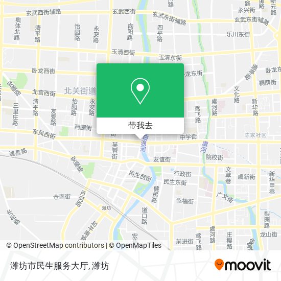 潍坊市民生服务大厅地图